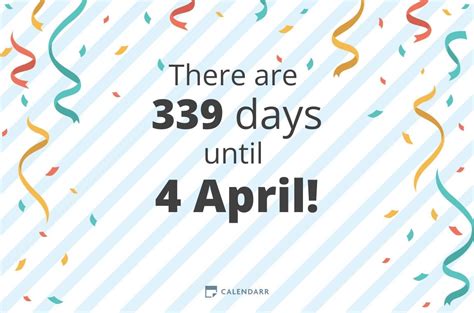 UK Rest of World 142025. . How many days until april 4